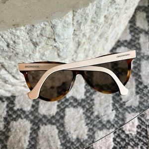 Balenciaga Tortoise Cream Sunglasses